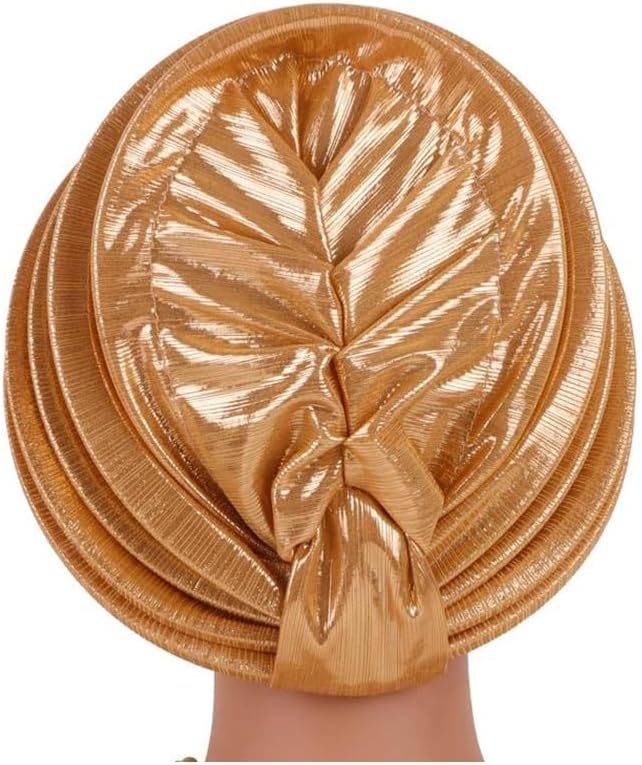 Women Elegant Spiral Beret for Lady Headwrap Female Berets Turban Hat Nigeria Wedding Party Headwear