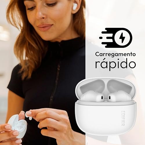 Miniatura 4 de Edifier X1 Lite - Auriculares inalámbricos verdaderos, Bluetooth 5.4 con 26 horas de reproducción, micrófono único AI para llamadas claras,