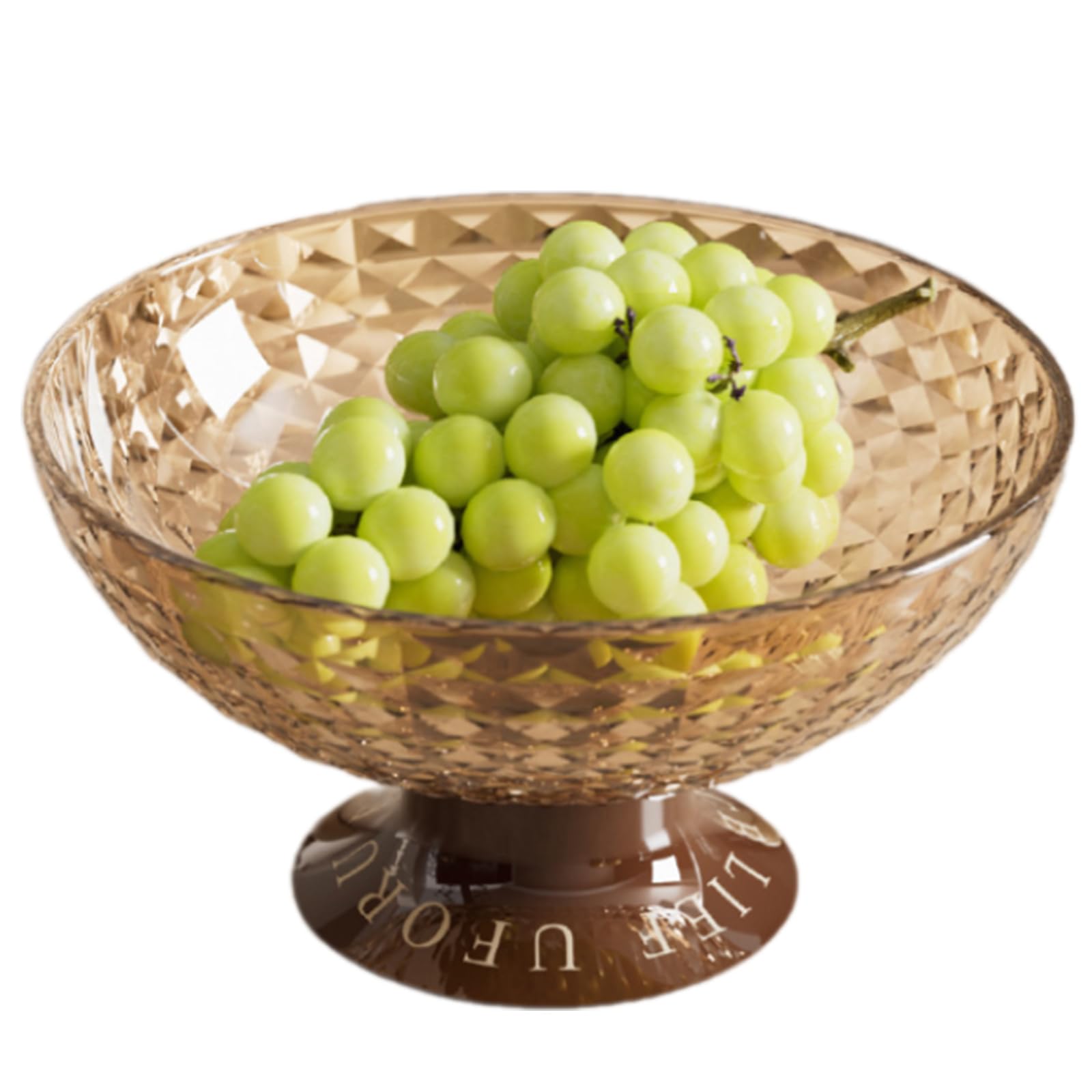 Nucelit Round Candy Organizers Decorative Serving Tray Coffee Table Candy Snacks Tray Dried Fruit Plate Dessert Easy to Use Dessert Plates