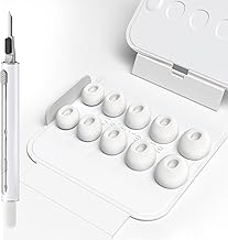 Seltureone 5 Pairs Replacement Ear Tip AirPods Pro 3 (2025) 5 Sizes (XXS/XS/S/M/L) Cleaning Kit & Portable Case