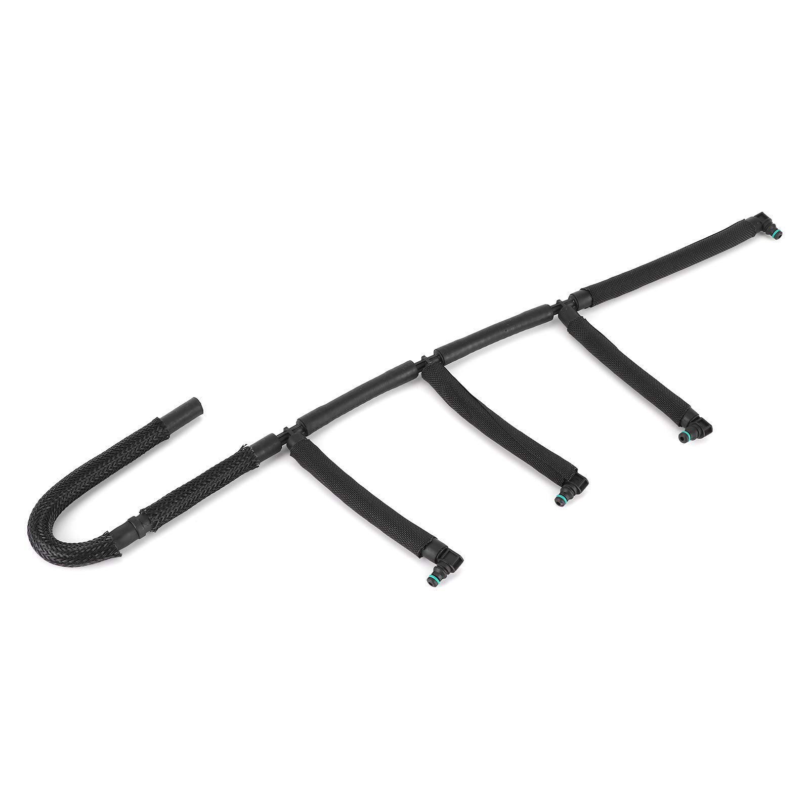 03L130235AF, 1.6 TDI Injecteur Leak Off Pipe Fuel Return Overflow, Tuyau de trop-plein de retour de carburant 03L130235AF - Pièce de rechange compatible avec Altea, et