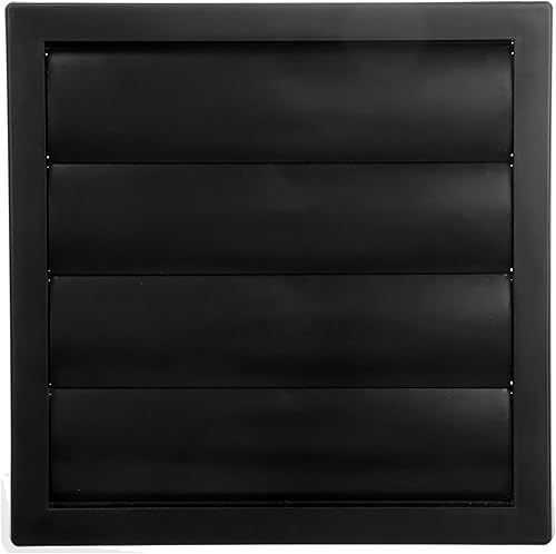 Miniatura 8 de Vent Systems Cubierta de ventilación de escape negra de 6 pulgadas - Capucha de ventilación de secadora - Cubierta de ventilación de conducto de