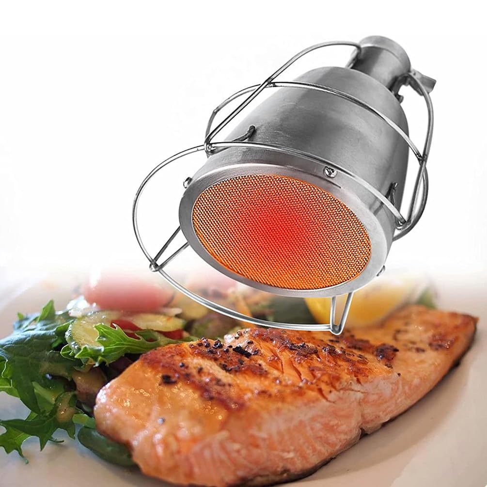 Lanzallamas de acero inoxidable 304, soplete de cocina sin humo, utensilios para barbacoa al aire libre, equipo de cocción Sous Vide, accesorios de cocina resistentes al calor