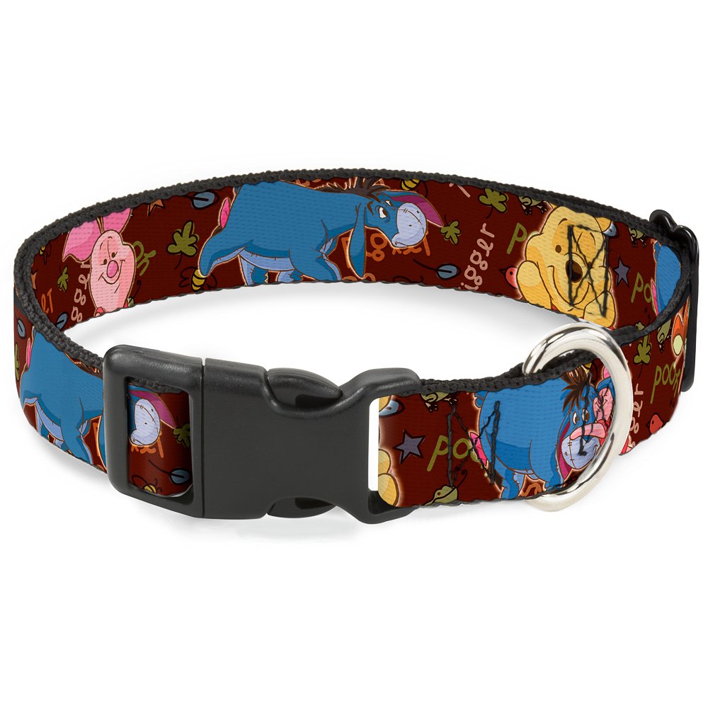 Collar Winnie The Pooh accesorio para perro con clip de plástico