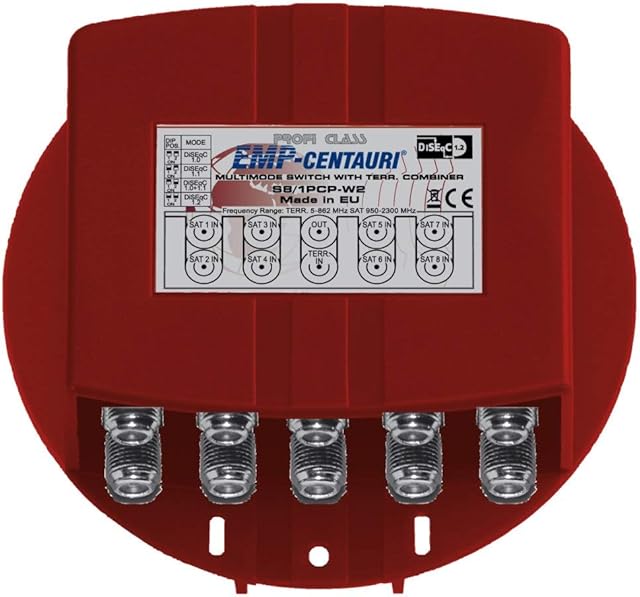 DiSEqC Switch S8 / 1PCP-W2 (P.168-W)