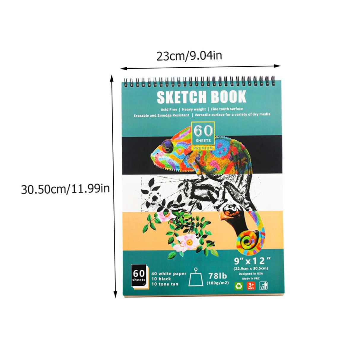 DOITOOL Kit de Crayons à Dessin pour Adolescents, 50 Pièces, pour Esquisse