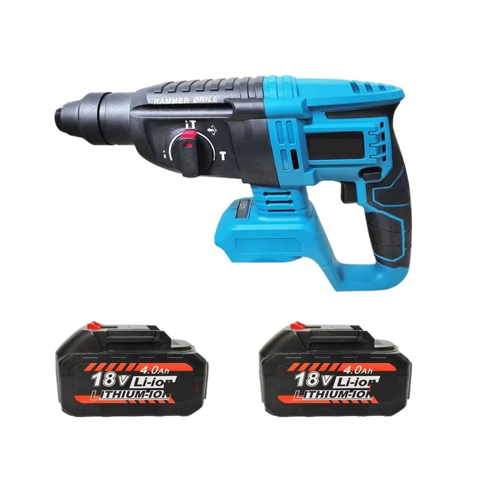Wiertarka Udarowa Wiertarka Udarowa 18 V Z 4 Trybami Wyboru, Bezszczotkowa, Akumulatorowa, Elektryczna Wiertarka Udarowa Z Akumulatorem(2 Batteries)