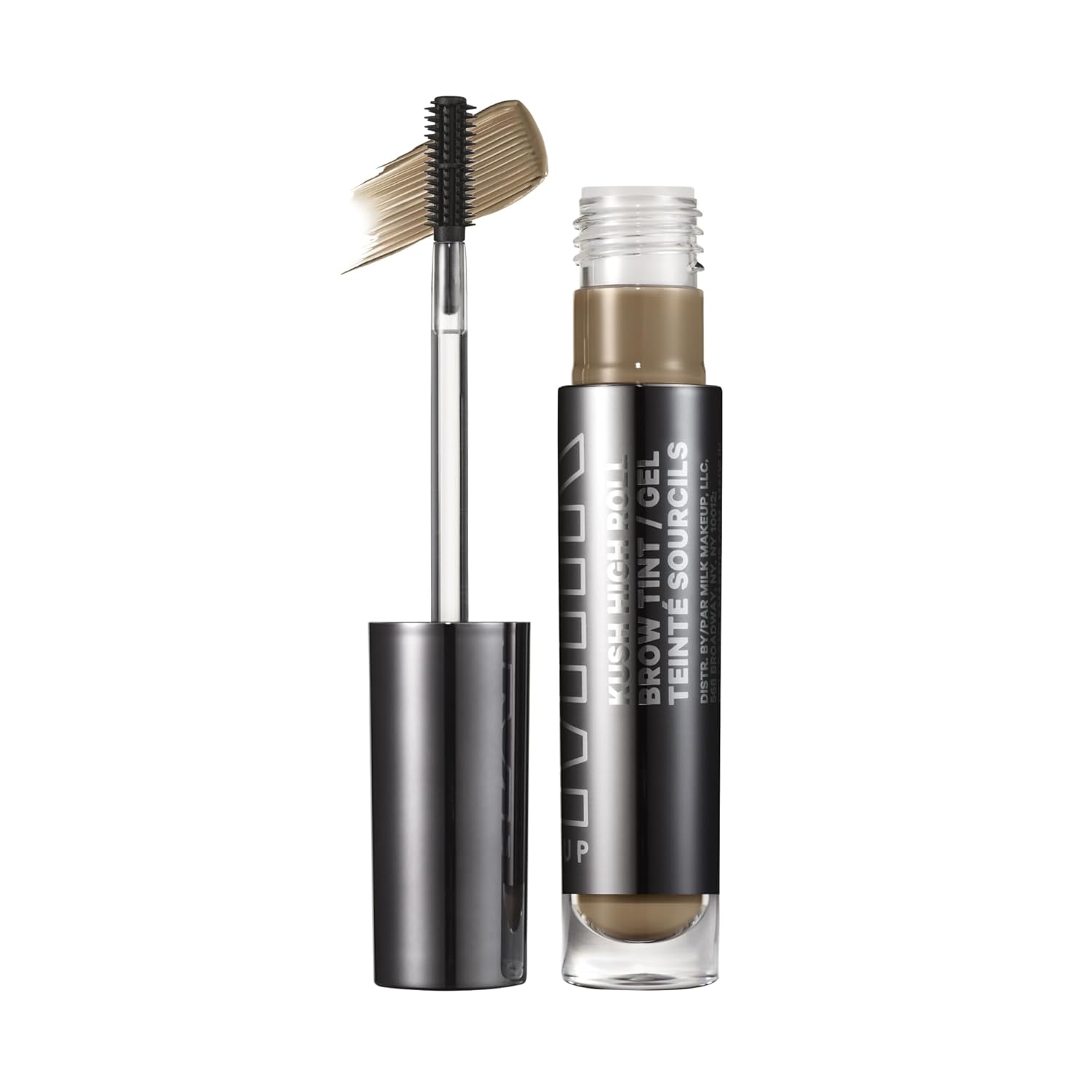 Milk Makeup KUSH High Roll Defining + Volumizing Brow Tint – Tubing Brow Gel Shapes, Volumizes + Sets Eyebrows Up to 24 Hours – Water Resistant, Smudge-Proof, Clean