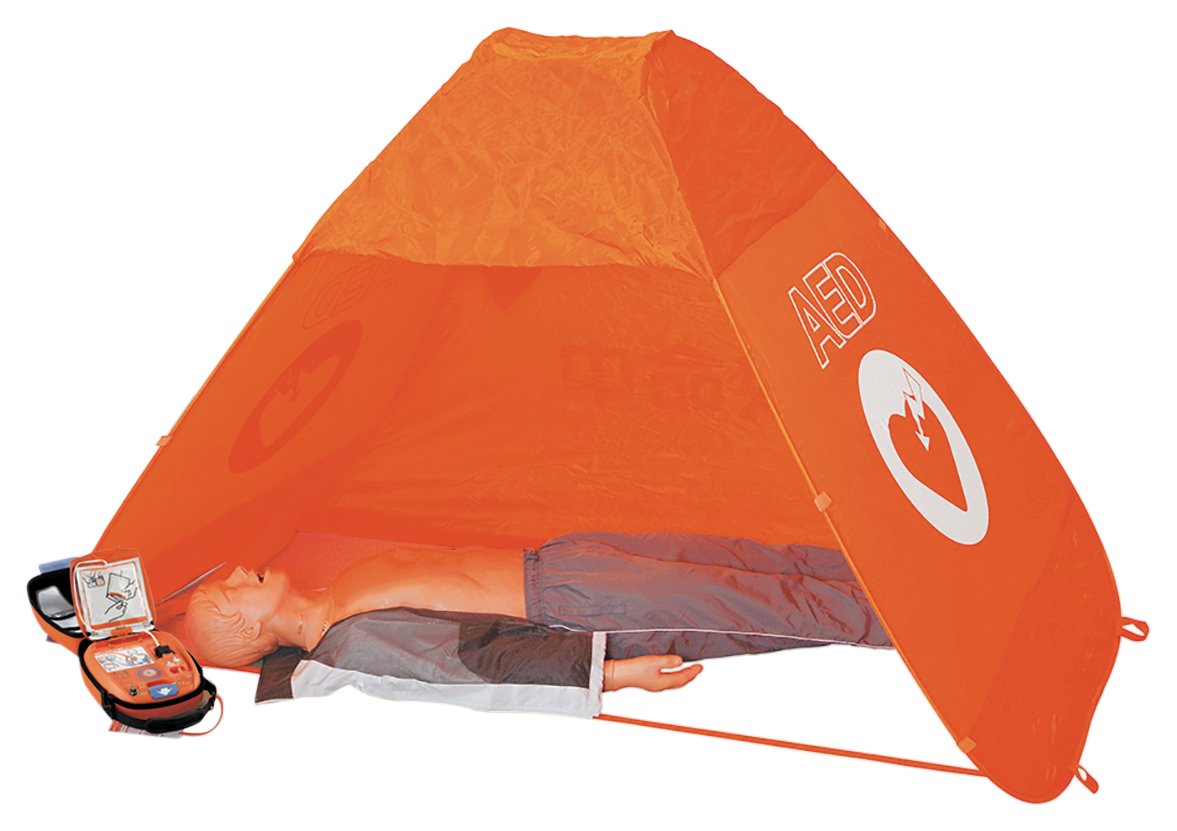 Amazon | AED救命テント | 日本光電 | 自動体外式除細動器(AED)