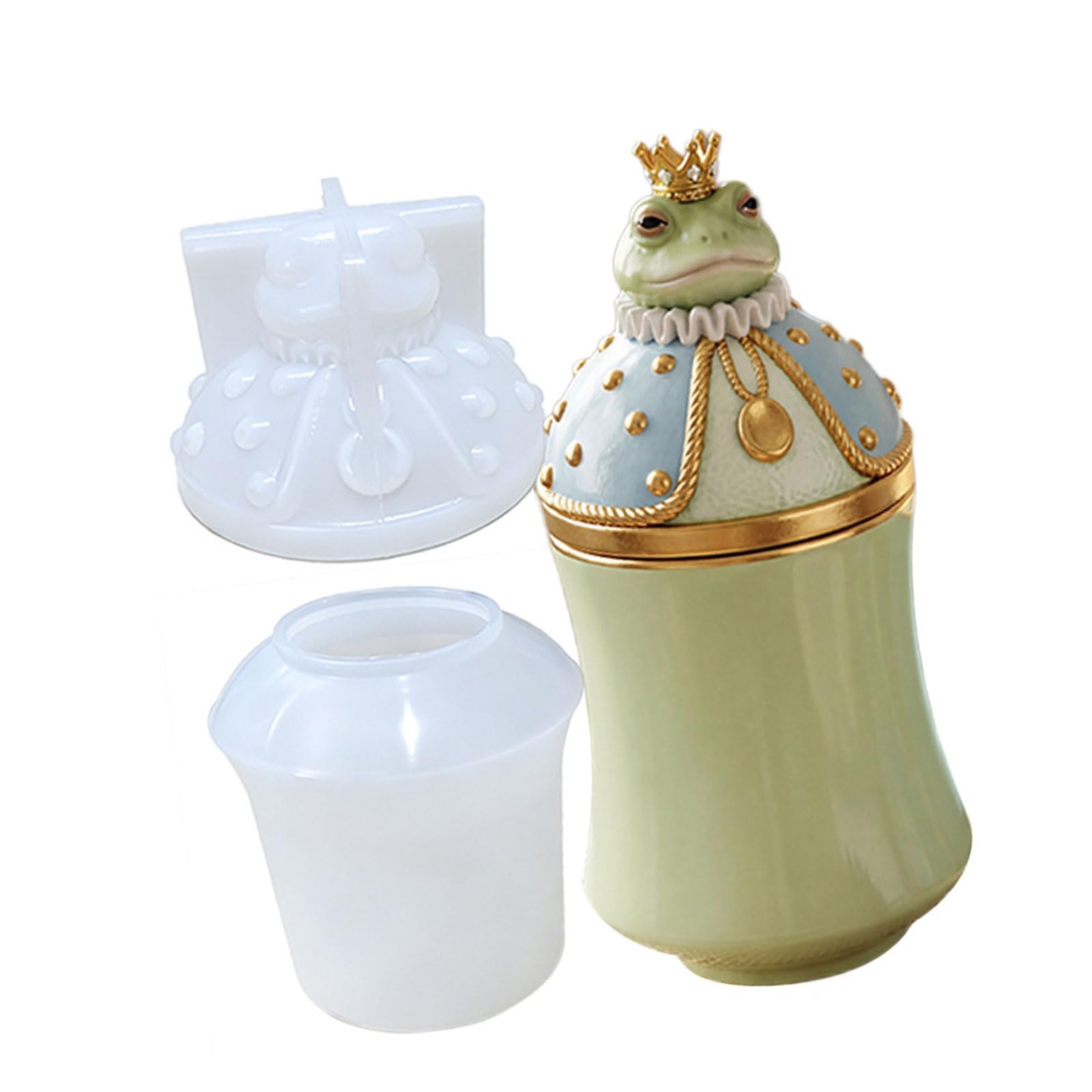 Kaeltsyn Frogs Silicone for Making and Decorative Storage Jar with Unique Designs Treefrog Cup