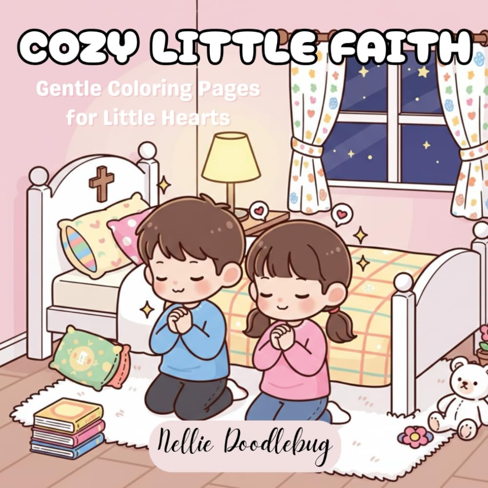 Cozy Little Faith: Gentle Coloring Pages for Little Hearts
