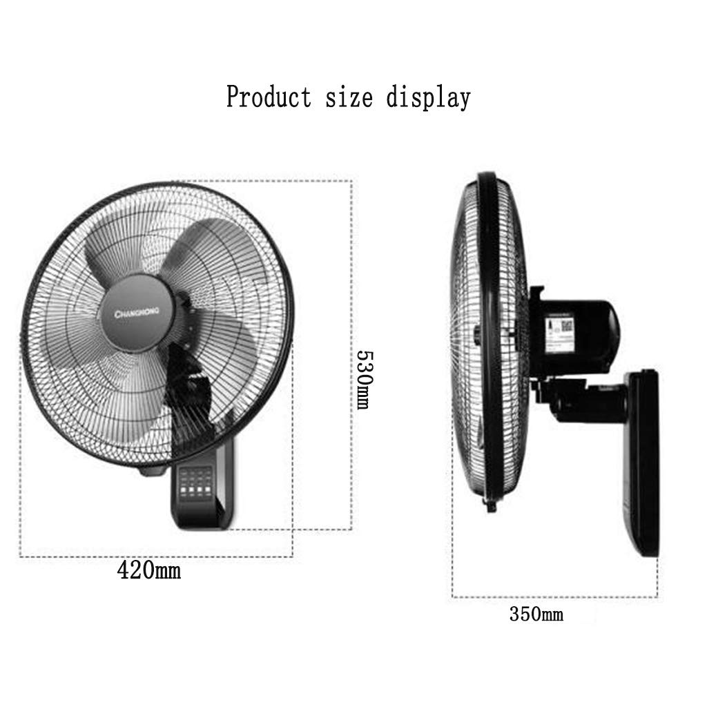 Ventilatore industriale da parete ad alto volume d'aria, potente testa vibrante di raffreddamento per ristorante, ufficio, garage, officina