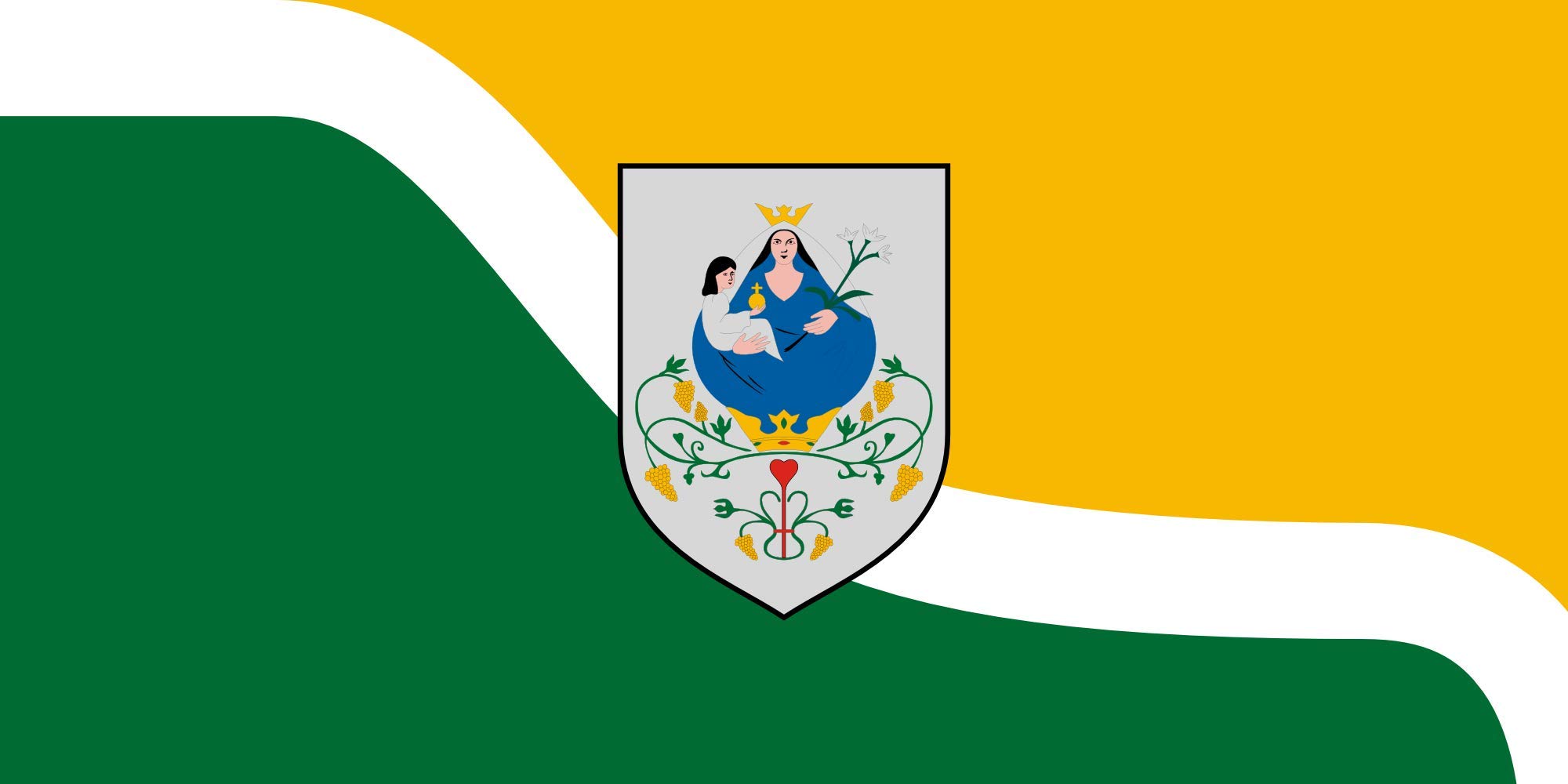 Drapeau Tolcsva grand format pavillon mairie et extérieur