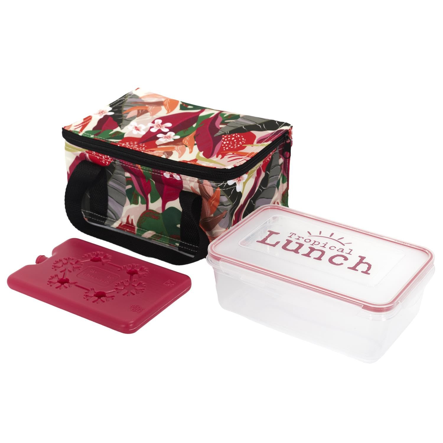 Deconation - Lote de 3 almuerzos con bolsa fresca isotérmica de 75 cl a juego – Caja de comida nómada