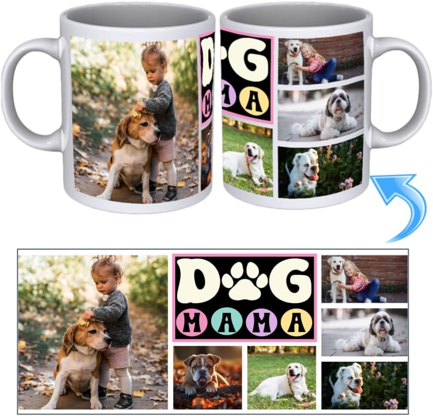 Custom Mug - Personalized Coffee Mug - Custom Cup with Pictures, Names, Text, Photos, Logos - 11, 15, and 20 oz with Color Options