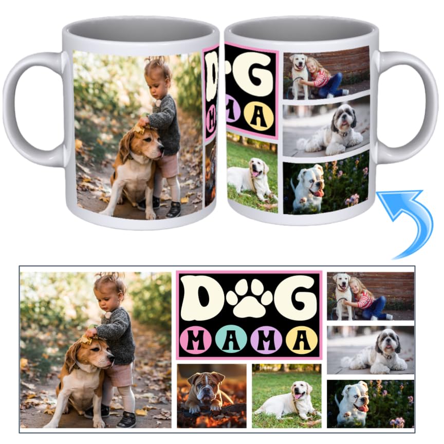 Custom Mug - Personalized Coffee Mug - Custom Cup with Pictures, Names, Text, Photos, Logos - 11, 15, and 20 oz with Color Options