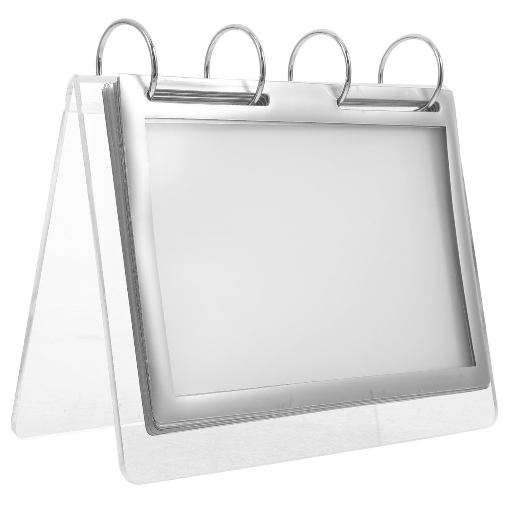 Operitacx 5piezas Soporte De Exhibición De Menú Acrílico Transparente Para Mesa Soporte De Para Restaurantes y Estante De Menú Vertical