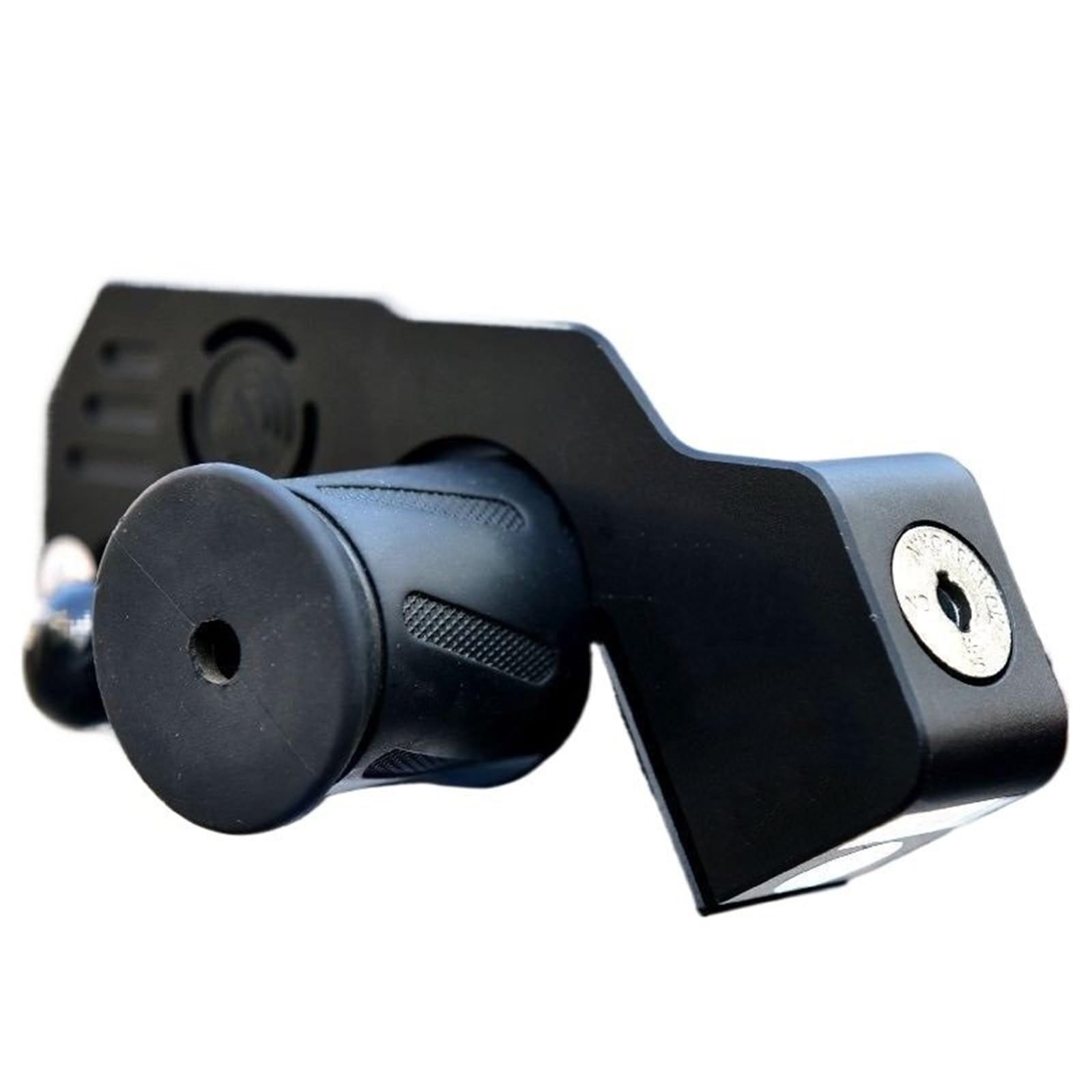Motorcycle Handlebar Lock Motorcycle Lock Electric Vehicle Locomotive Disc Brake Clutch Handlebar Motorbike Lock Security(Black Lock Rack)