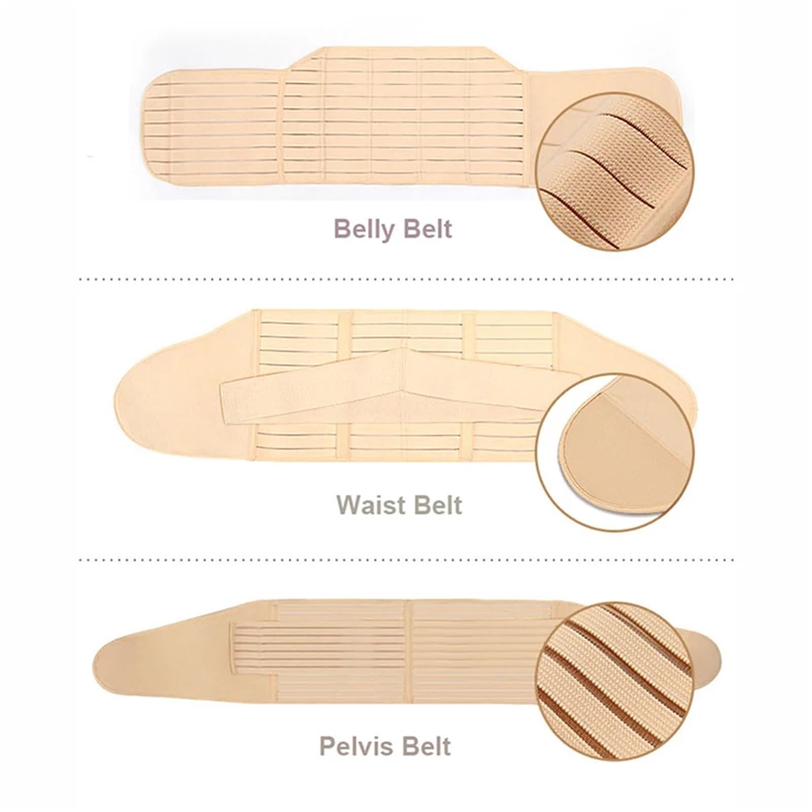 Guaina Post Parto 3 Pezzi/Set maternità postnatale Fasciatura Dopo Gravidanza Cintura Biancheria Intima Intimo Post Parto Fascia Addominale Cintura for Donne Incinte(Color 1,M)