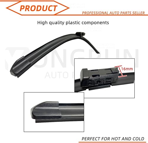 Miniatura 5 de Limpiaparabrisas para automóvil, 3 piezas, 28 + 16 + 12 pulgadas, repuesto para Peugeot 3008 MK2 2017-2021, limpiaparabrisas de equipo original, que