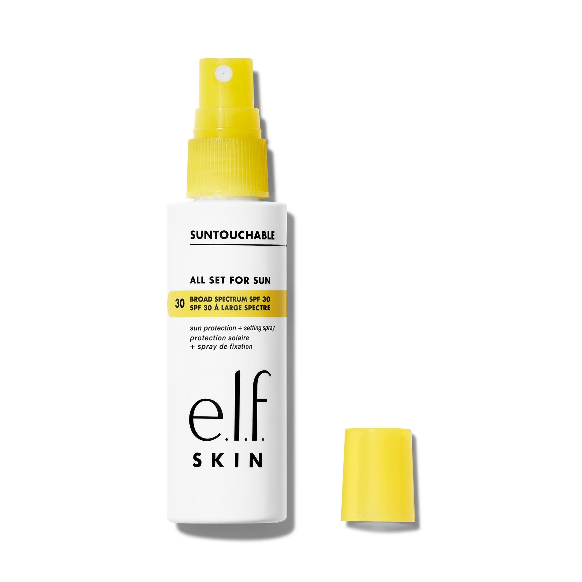 e.l.f. SKIN All Set For Sun LSF 30 Fixierspray Mit LSF 30