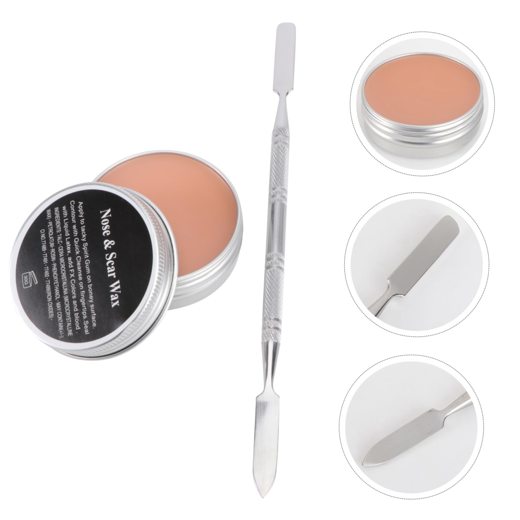 FRCOLOR 4 Pz Trucco Sangue Scab Cera Per Il Trucco Sangue Finto Per i Vestiti Kit Trucco Effetti Speciali Professionale Kit Trucco Cera Cicatrice Kit Di Ornamenti Viso Flusher
