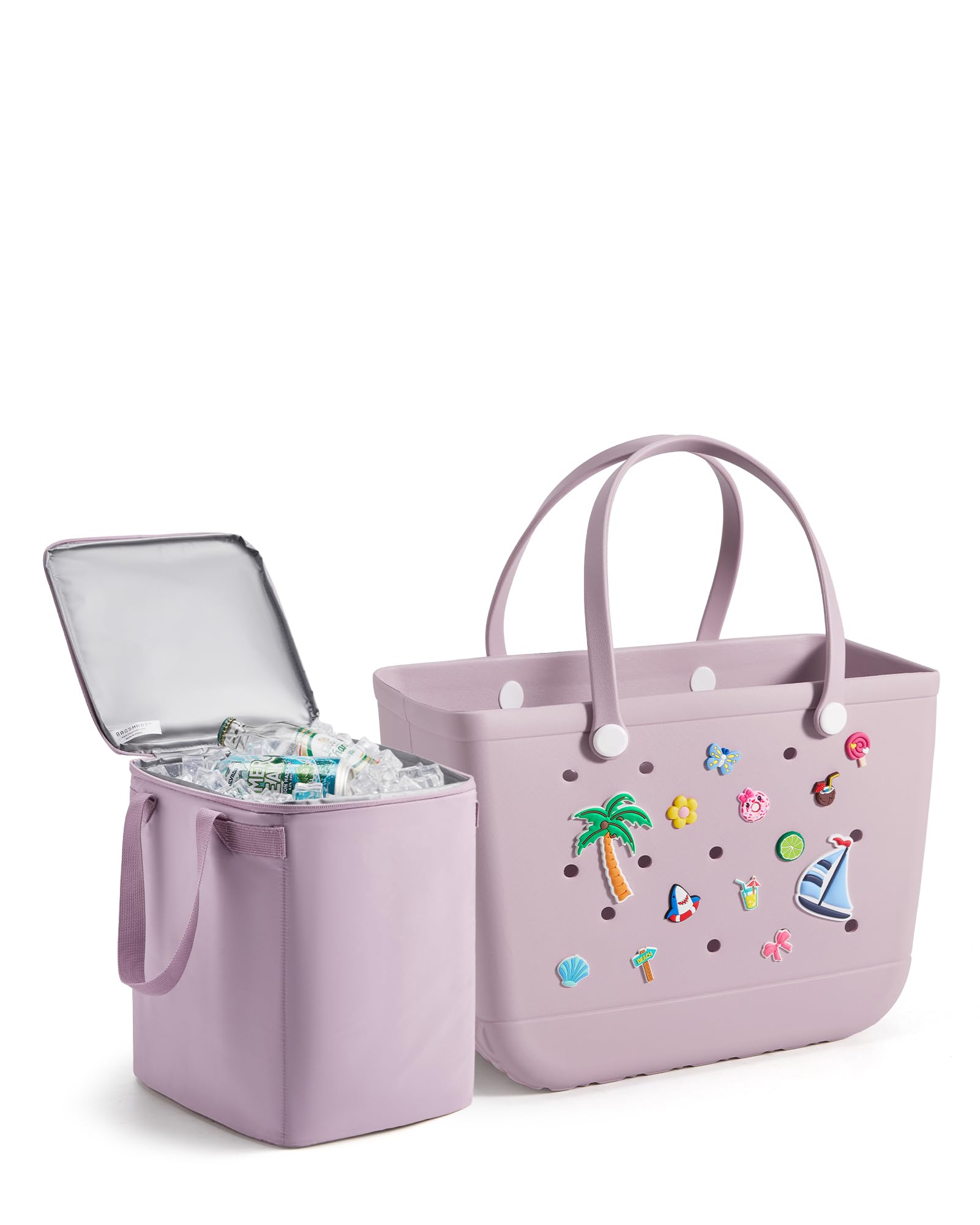 BAGSMART Large Beach Bag with Cooler