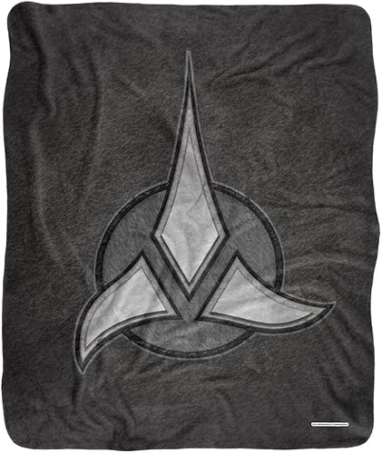 Miniatura 2 de Manta de Star Trek, 50 x 60 pulgadas, Klingon Empire Silky Touch Sherpa Back Manta súper suave