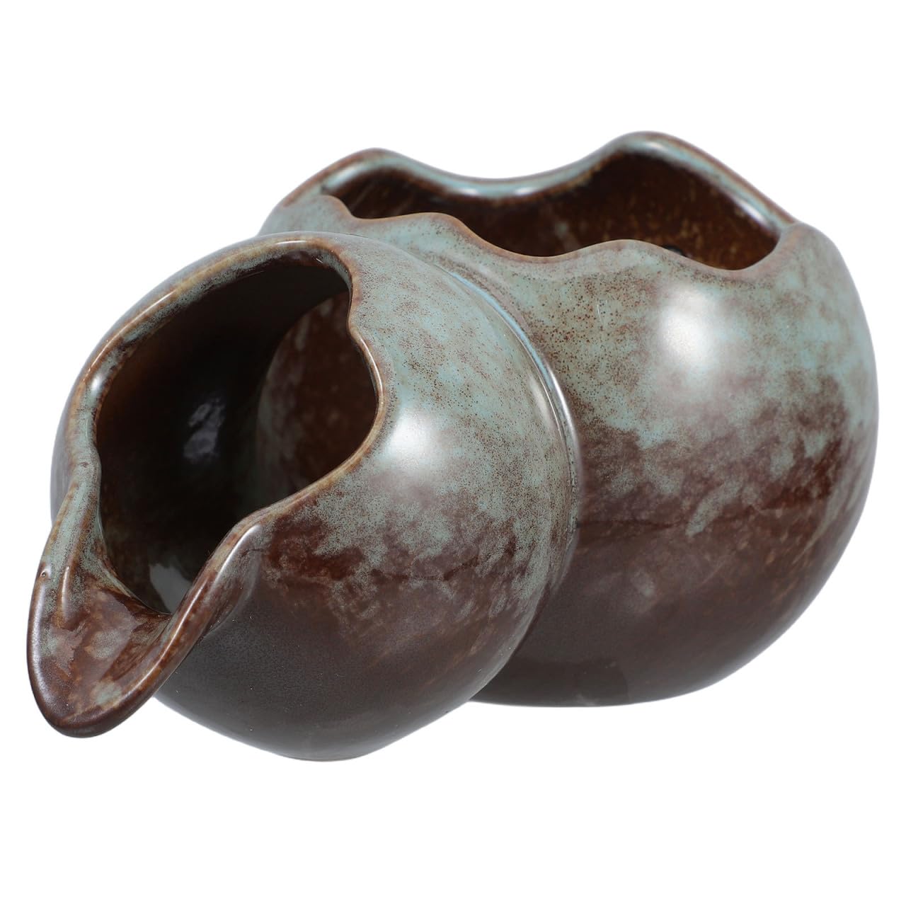 Abaodam Élégante fontaine de rechange pour petits étangs de jardin intérieur extérieur accessoire bec U pot céramique hydroponique