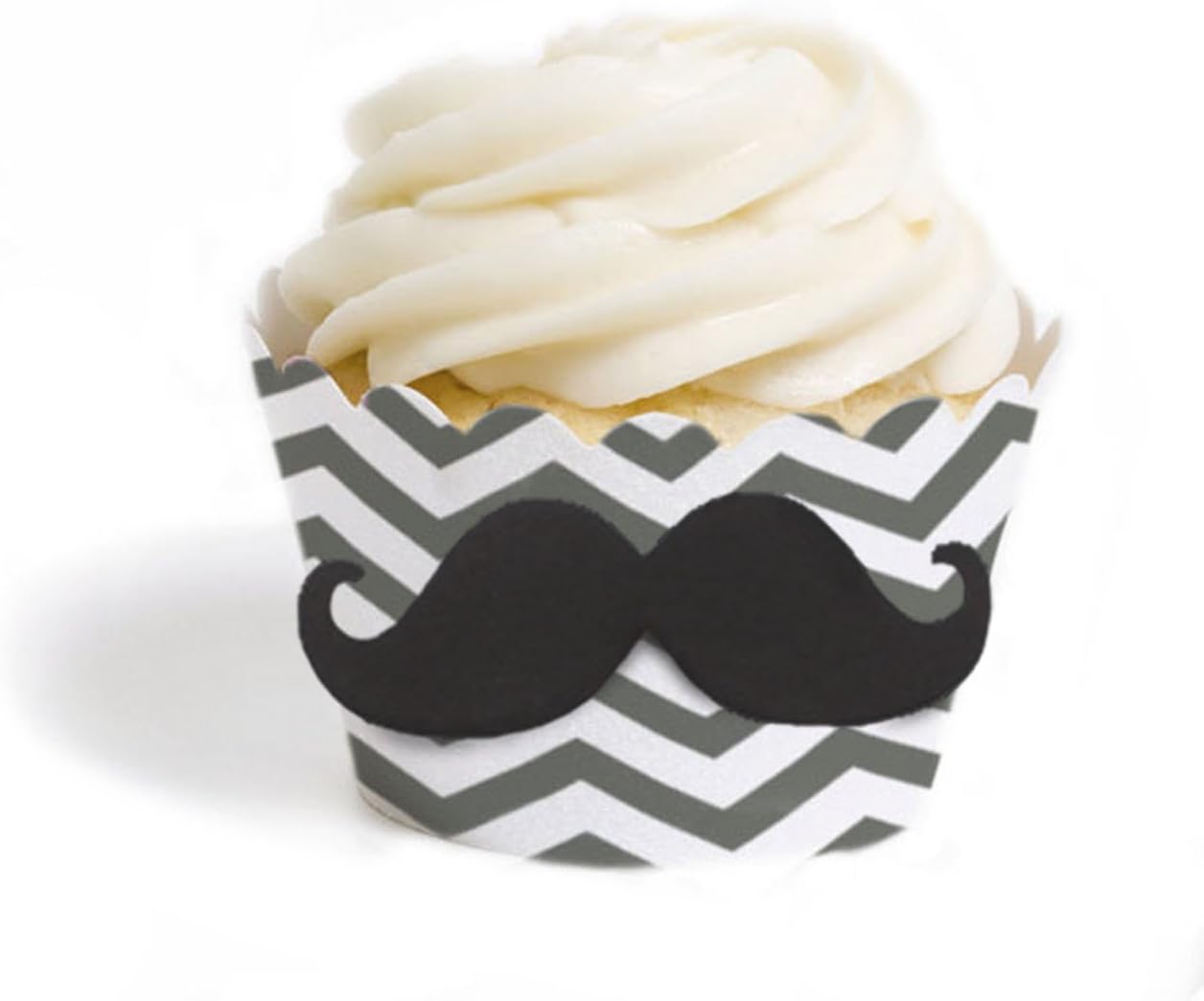 Dress My Cupcake DIY Standard Mustache Cupcake Wrapper Kit
