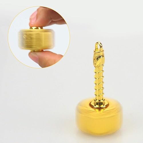 Miniatura 5 de Mjolnir Hammer Fidget Spinners de metal, Thor's Battle Hammer Fidget Hand Spinner, juguete antiansiedad, juguetes para la ansiedad, giroscopio para