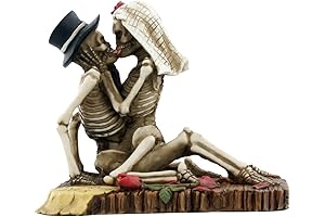 Ashland Halloween Decor: Love Never Dies Passionate Wedding Skeleton Figurine