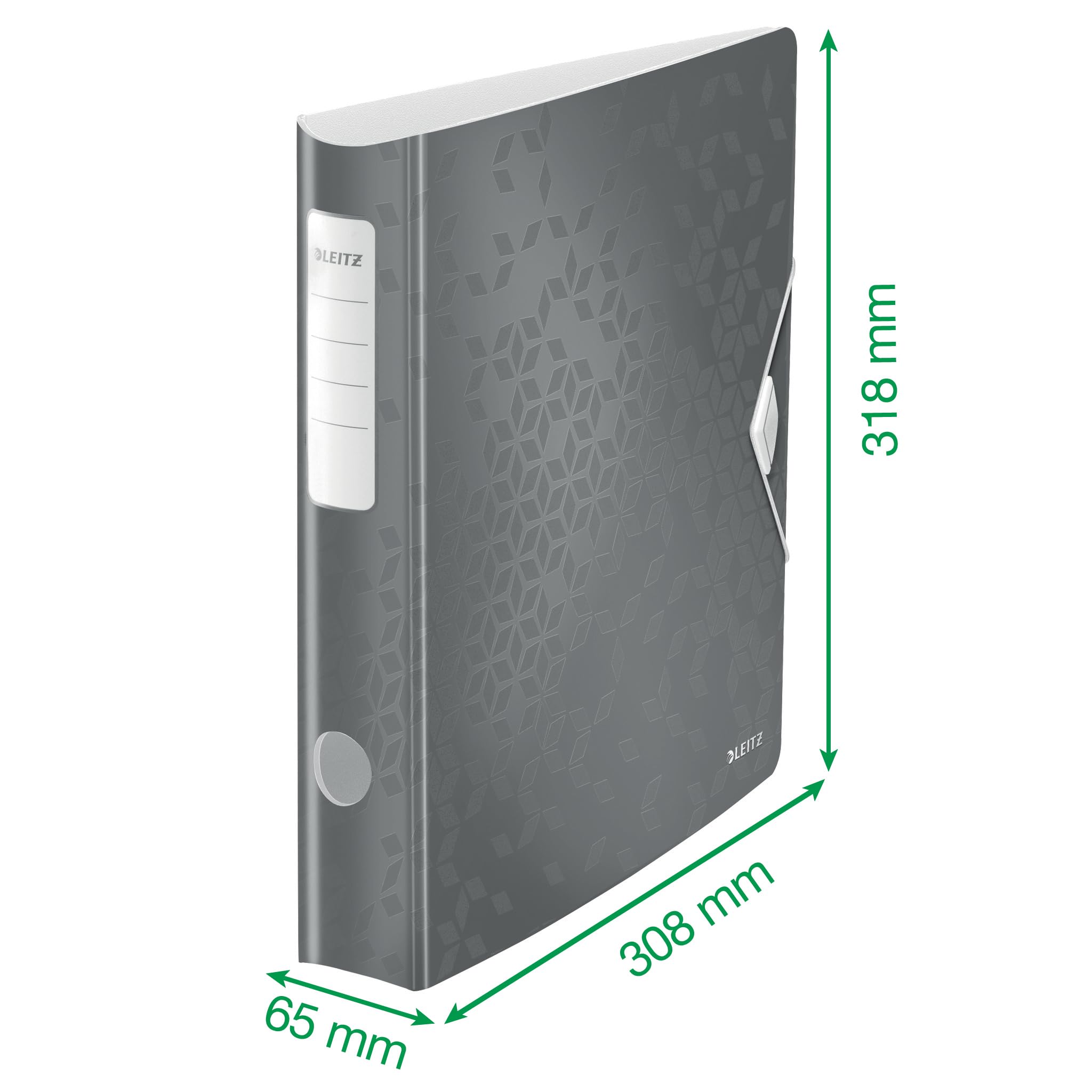 Image secondaire de Classeur à Levier Leitz WOW A4 Rouge - Capacité 350 Feuilles avec Mécanisme 180°