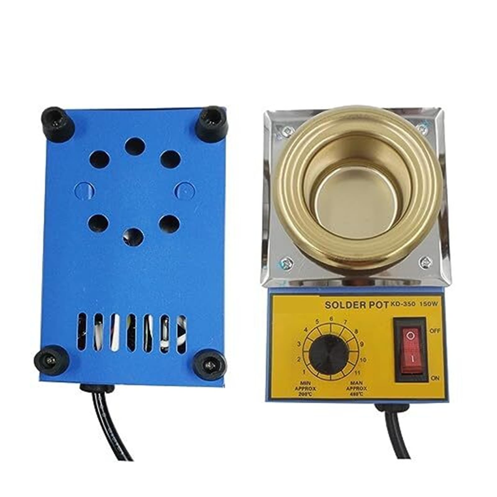 Tygiel lutowniczy, piec do topienia cyny o regulowanej temperaturze 150 W i 300 spawania lutowania (300 W)(250W)