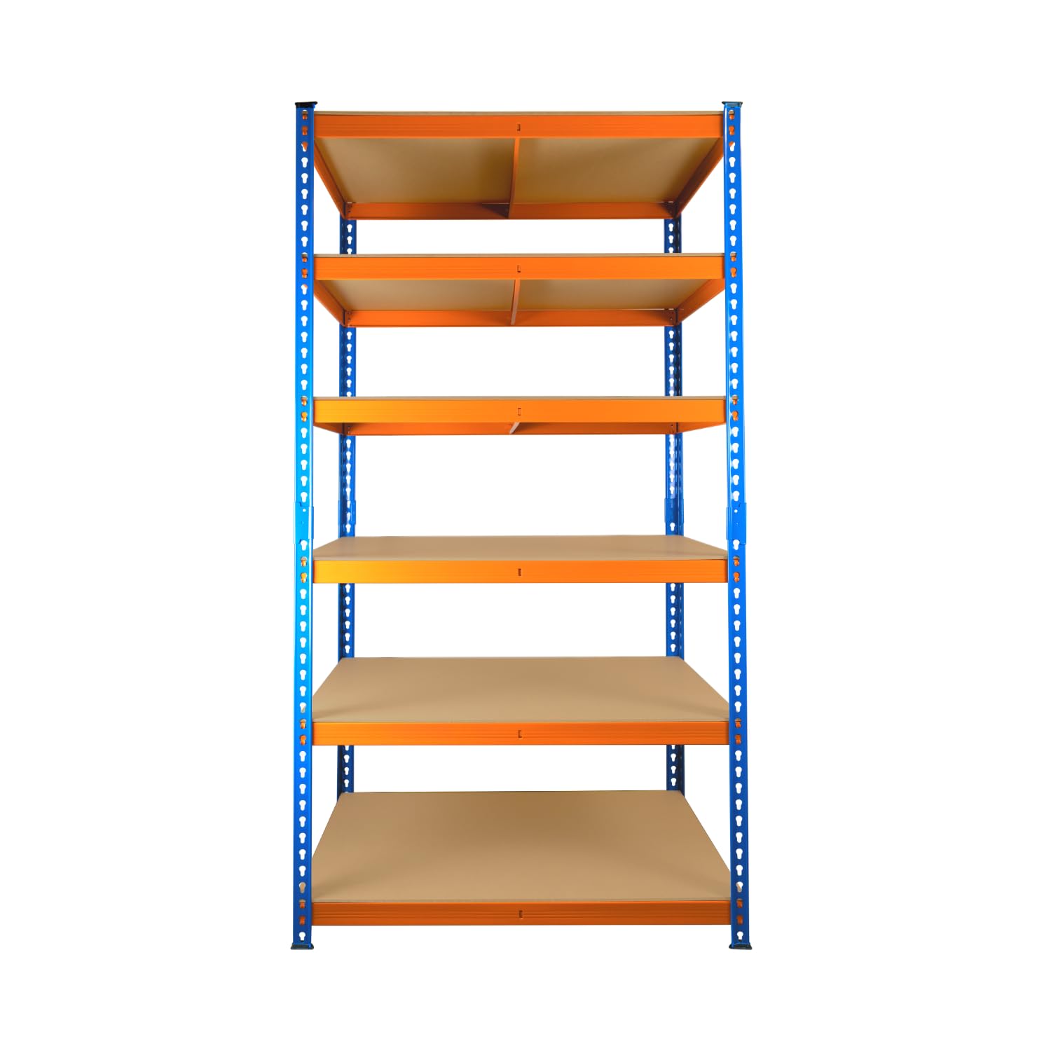 TRADE PRICE DEALS 6 tier extra heavy duty warehouse racking units storage industrial metal garage shelving unit shelves 300kg per shelf (180 x 90 x 60cm)