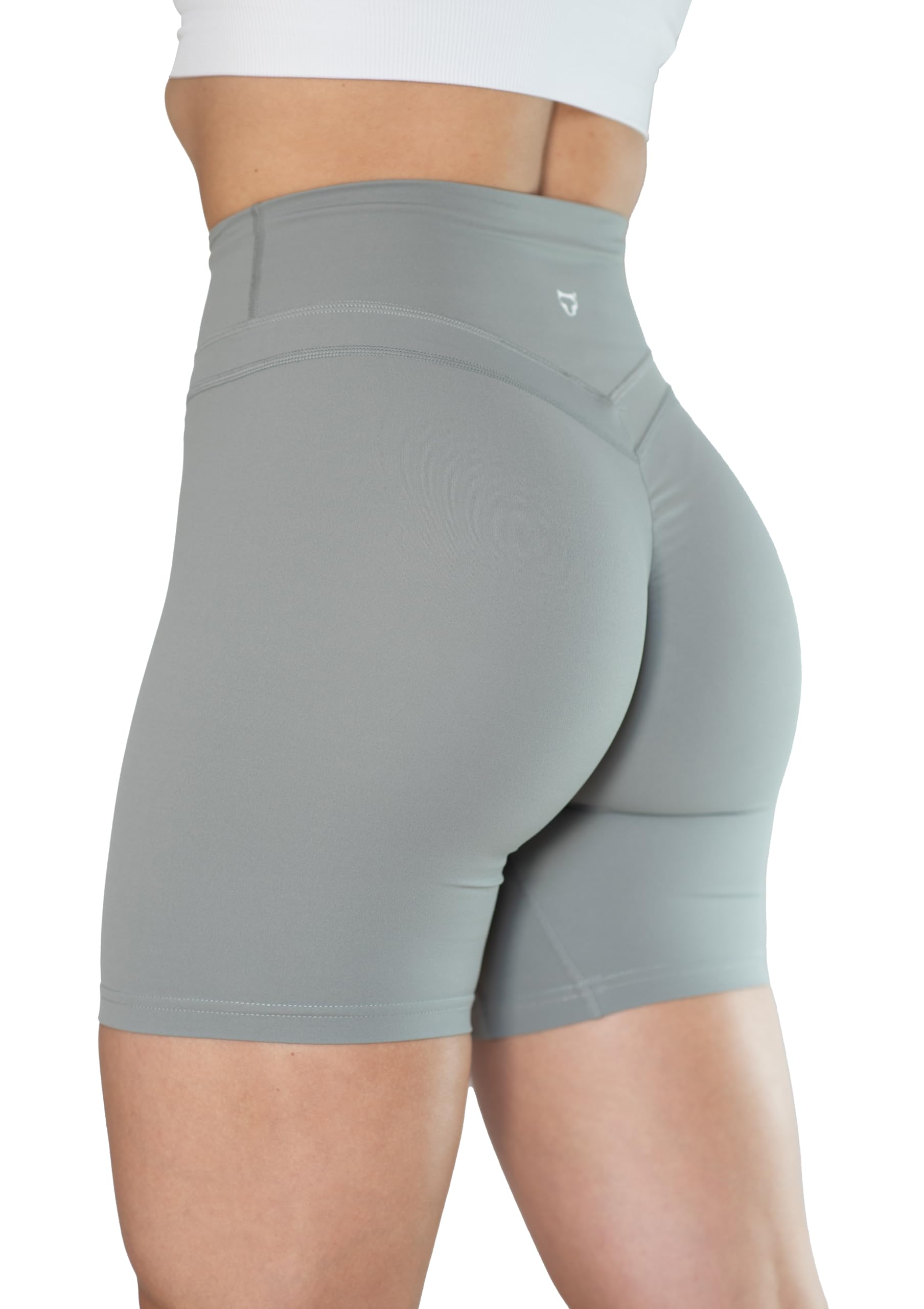 TomTiger Yoga Shorts for Women Tummy Control High Waist Biker Shorts Exercise Workout Curve Lifting Tights Short Pants