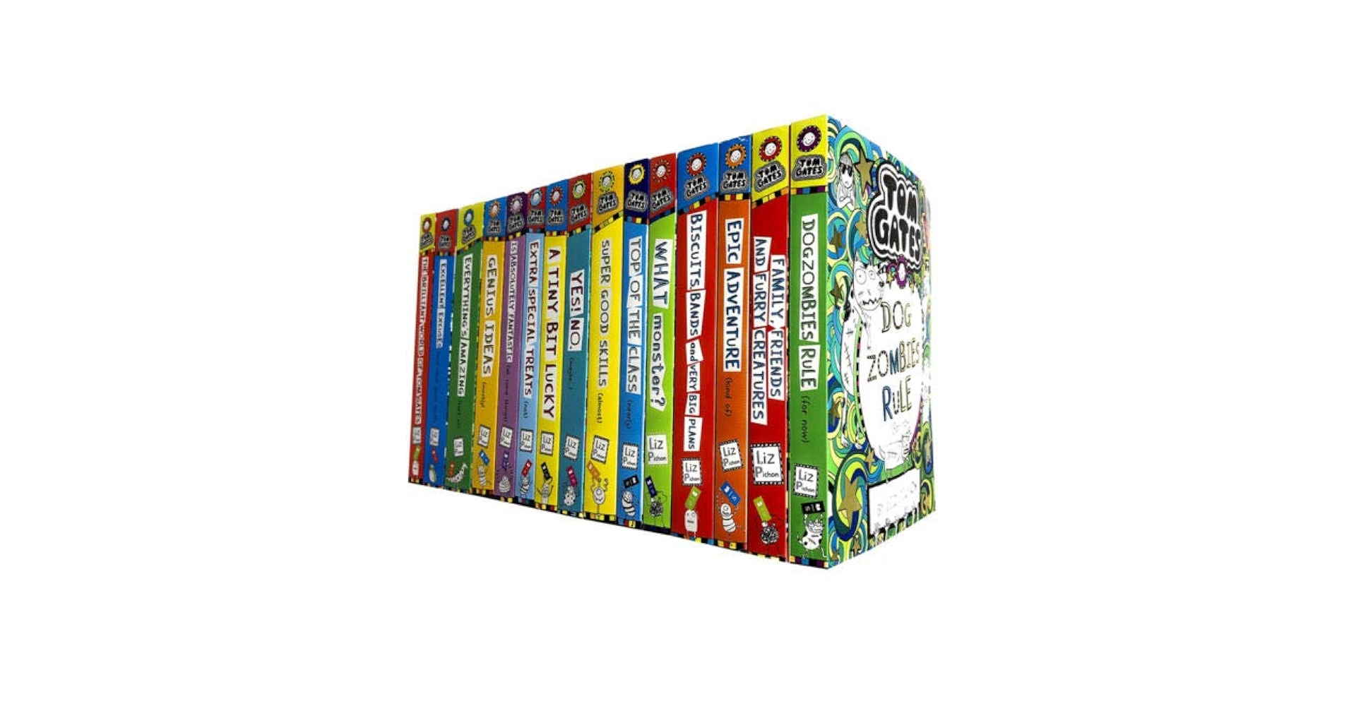 Tom Gates Series Liz Pichon Collection 1 - 15 Books Set