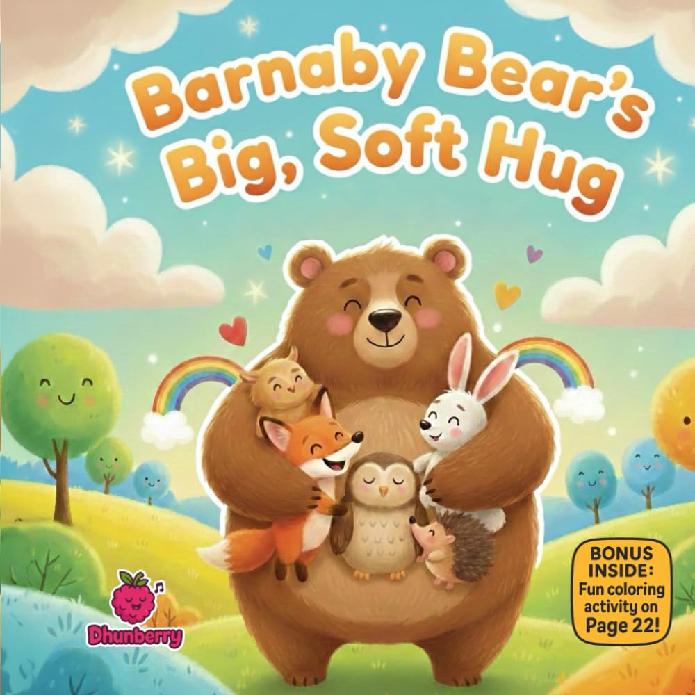 Barnaby Bear’s Big, Soft Hug: A Gentle Rhyming Picture Book About Consent, Kindness, and Respectful Hugs (The Gentle Giants)