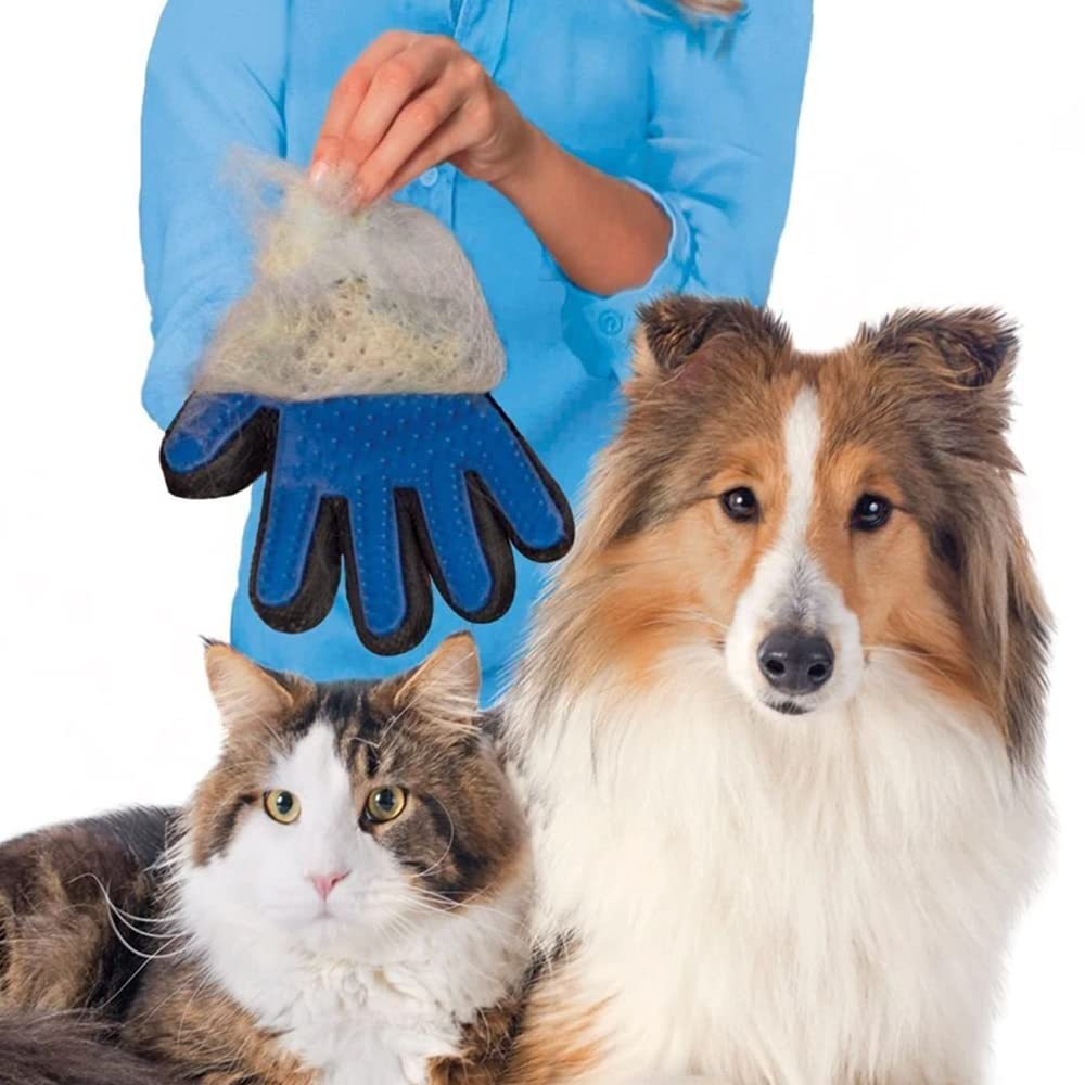 Evona Pet Hair Remover Glove, Pet Grooming Glove, Pet Washing Glove, Silicone Cats Brush Deshedding Hair Gloves Dogs Bath Cleaning Animal Combs for Pets (B0BW658GBV) Amazon Price History, Amazon Price Tracker