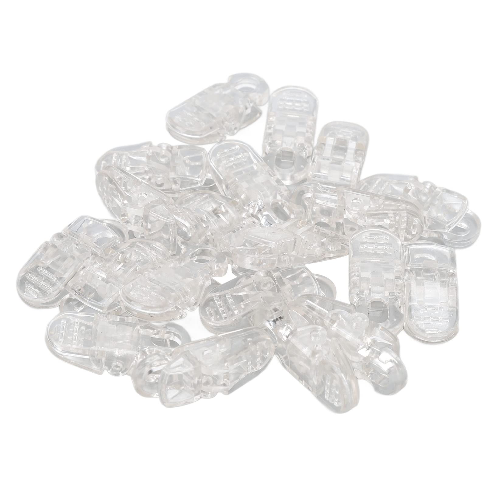 PENOHearing Aid Clip Safe Ergonomic Hearing Aid Clamp Strong Fixation ABS Portable 20 Pieces for Elderly Home Shop