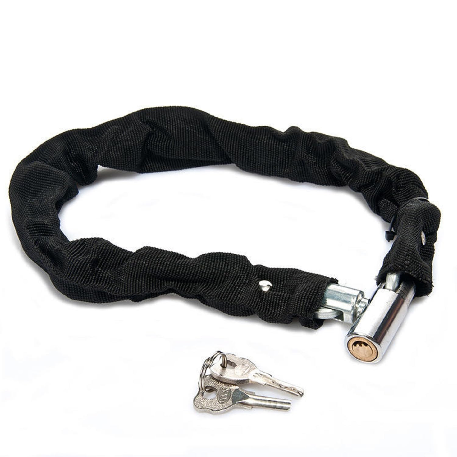 Auto Hub Heavy Stainless Steel Bike Chain Lock- Anti Theft