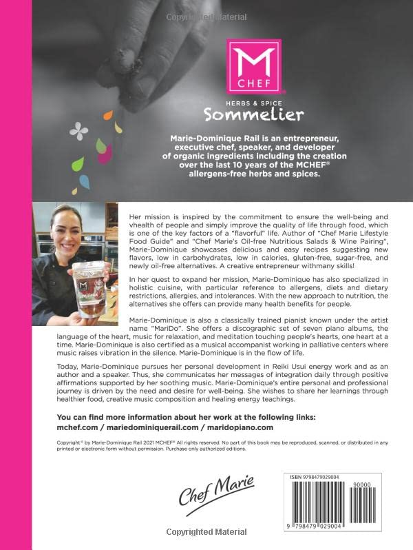 Miniatura 2 de Chef Marie's Lifestyle Food Guide 100 Fresh Colorful Nutritious French Recipes Gluten-free Low in Carbs Vegan Alternatives