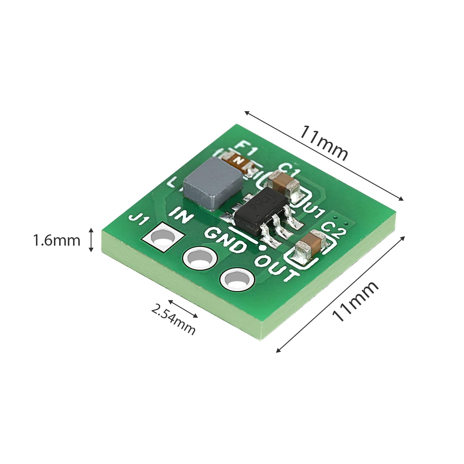 10 Stück DC-DC Booster-Modul 5V / 3,3V Ausgang, 150kHz, Kompakt – Für DIY-Elektronik & Industrie