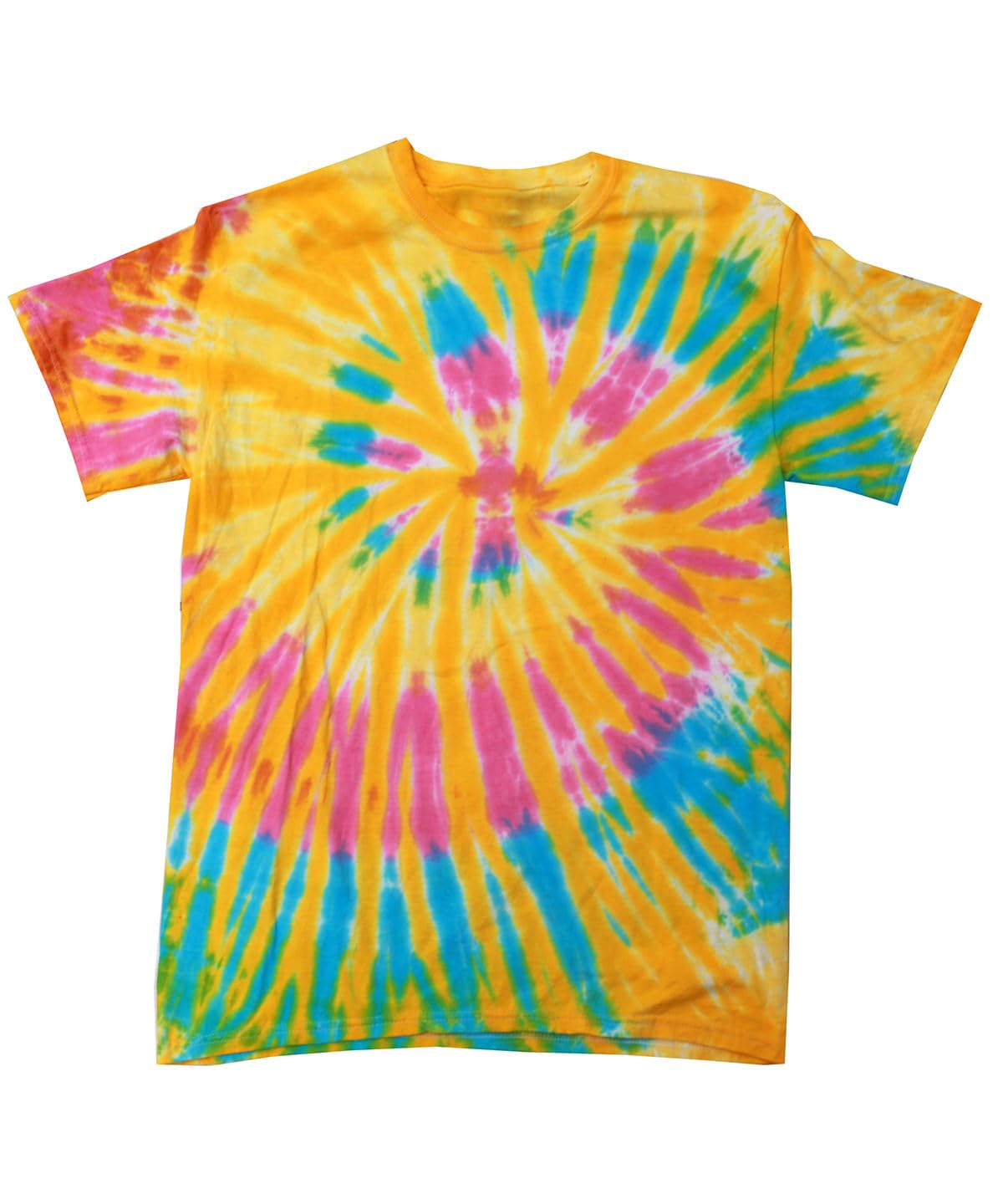 COOZO Unisex Tie-Dye T-Shirt - Aurora - L