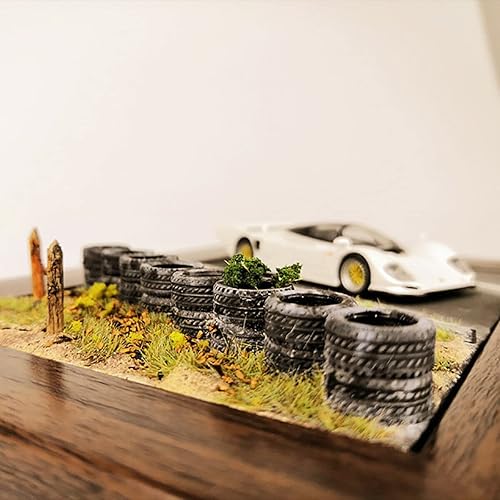 Miniatura 4 de ND 100 Pack 164 Neumático de goma Diorama Pantalla Modelo Escena Accesorios Juguete