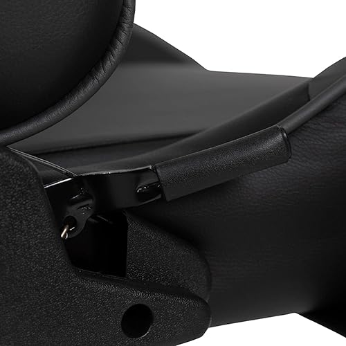 Miniatura 8 de Flash Furniture X30 - Silla ergonómica de videojuegos de carrera para oficina con respaldo completamente reclinable, reposapiés deslizante, en