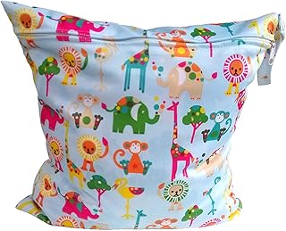 Totority Sacos De Fraldas De Bebê Saco De Fraldas Lavável Saco De Fraldas De Bebê Saco Molhado Seco Saco De Fraldas Impressão Pano De Bebê