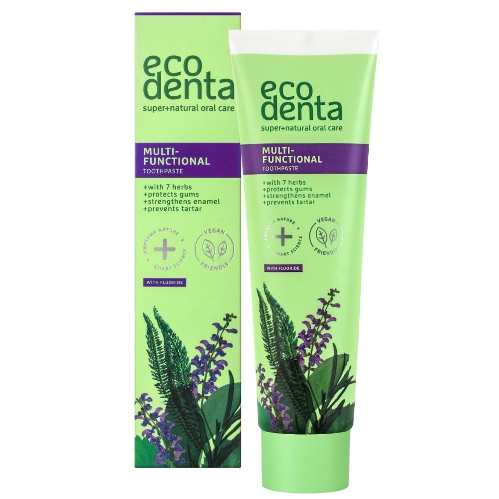 Ecodenta Green Multifunctional Fluoride Toothpaste For Complete Tooth Protection 100 Ml