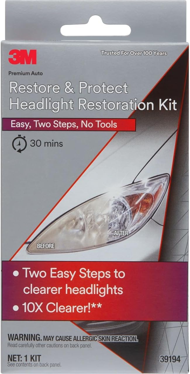 3M 39194 Headlight Restoration Kit
