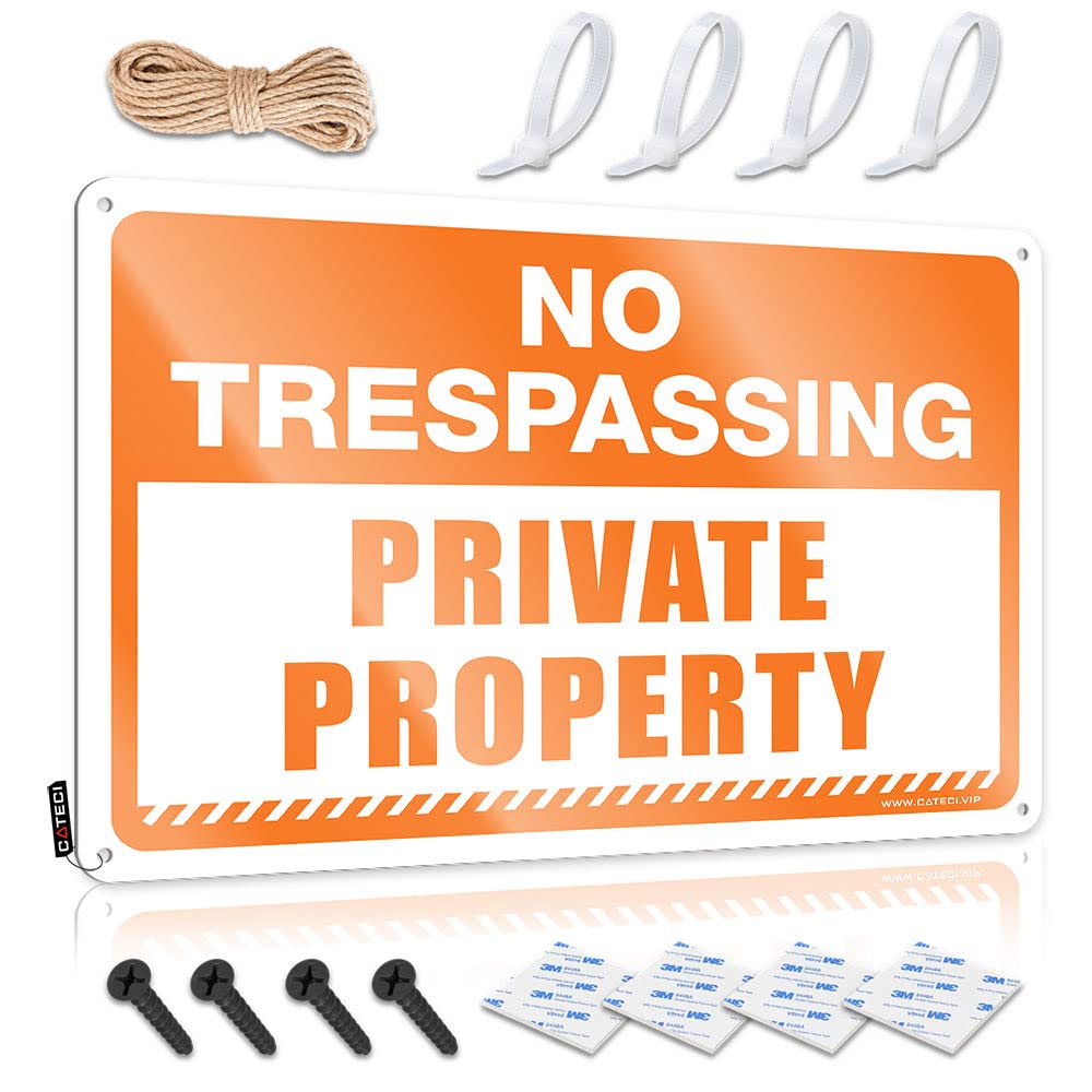 HELIOFORGE Hot Beer Tin Sign No Trespassing Private Property Tin Sign Backyard Bar Sign Tin Bar Signs(20X30CM)